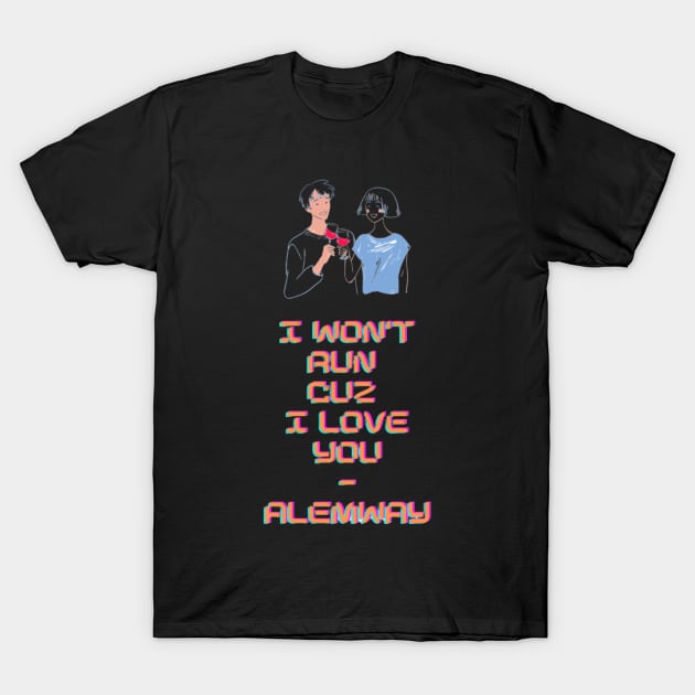Love is Brave T-Shirt by Alemway